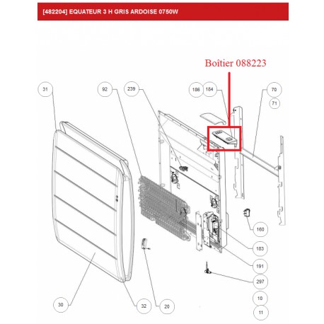 Boîtier de commande