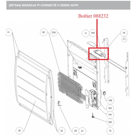 Boîtier de commande