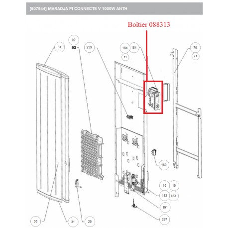 Boîtier de commande