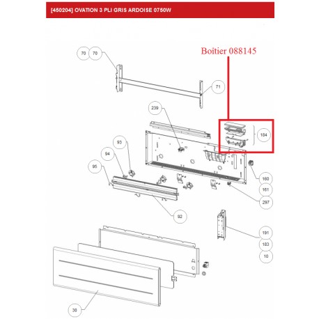 Boîtier de commande