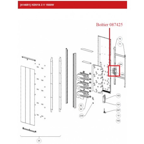 Boîtier de commande