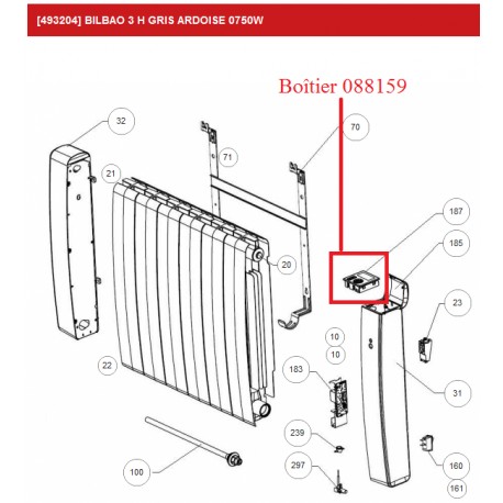 Boîtier commande