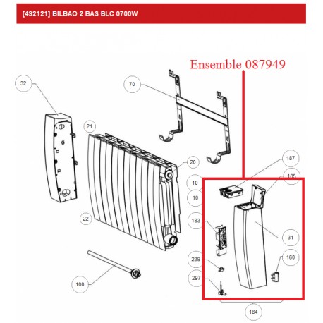 Ensemble thermostat +joue