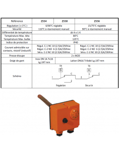 thermostat chauffe-eau 2 000 L Charrot