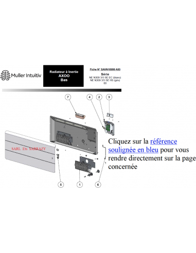 Pièces détachées pour Axoo bas -...