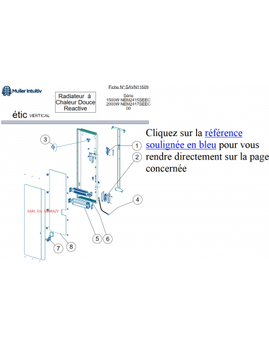 Pièces détachées pour Etic Vertical -...