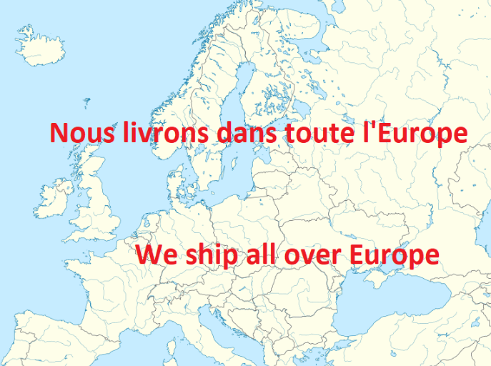 livraison dans toute l'Europe